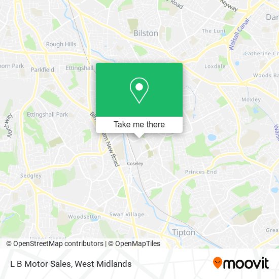 L B Motor Sales map