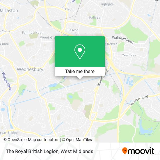 The Royal British Legion map