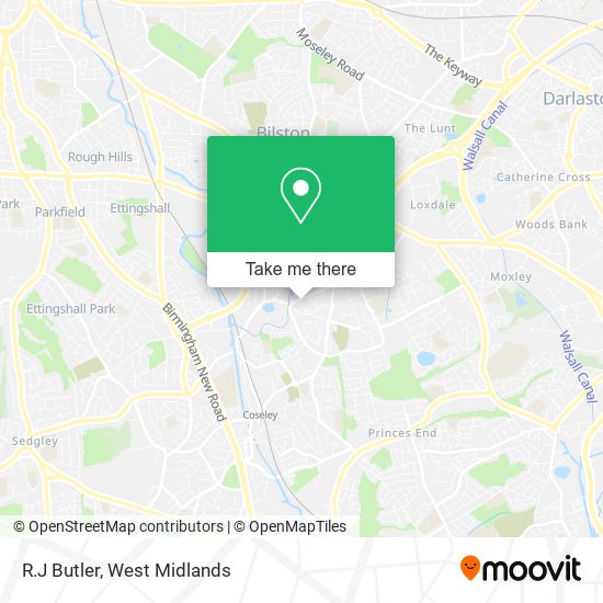 R.J Butler map