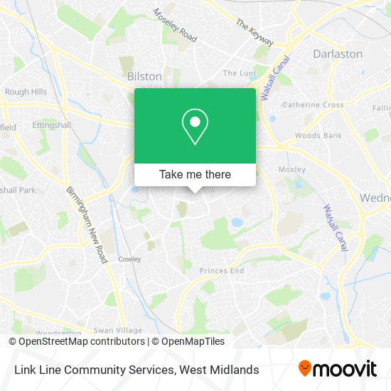 Link Line Community Services map