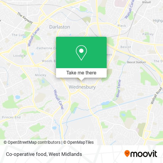 Co-operative food map