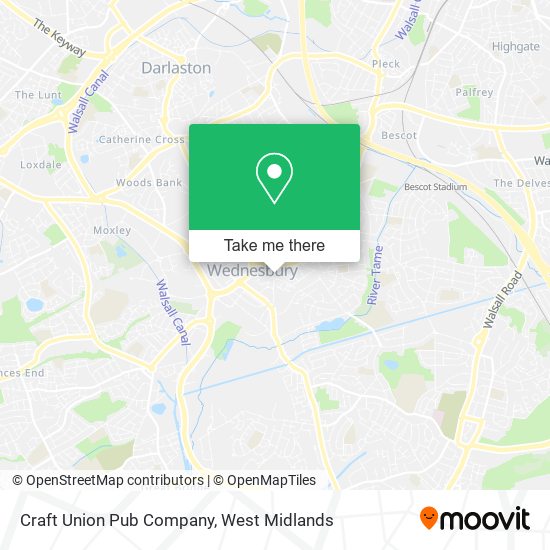 Craft Union Pub Company map