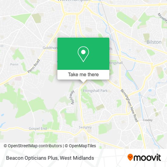 Beacon Opticians Plus map