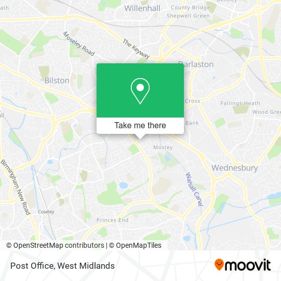 Post Office map