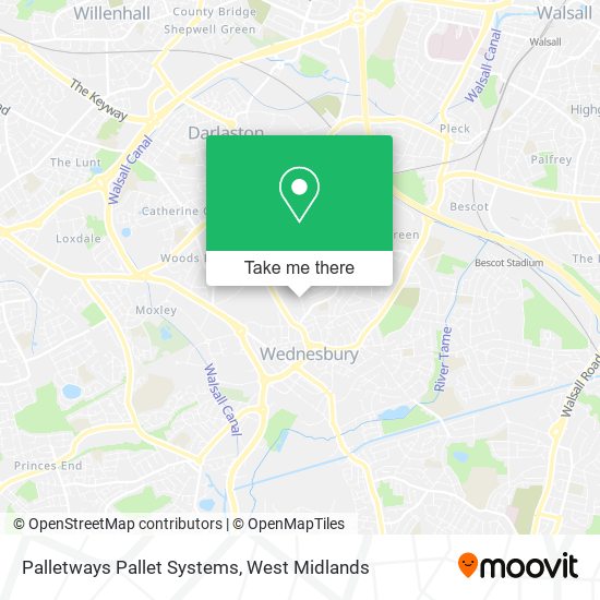 Palletways Pallet Systems map