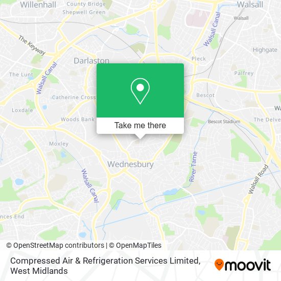 Compressed Air & Refrigeration Services Limited map
