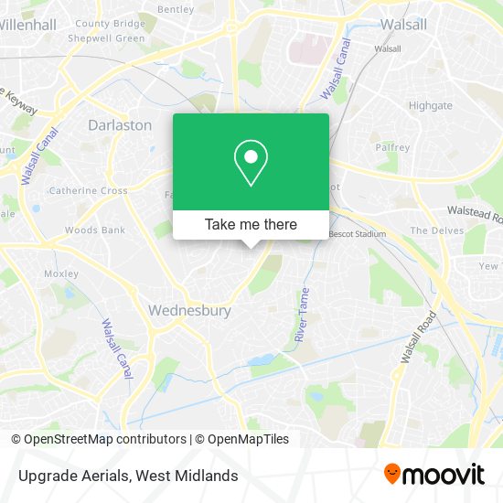 Upgrade Aerials map