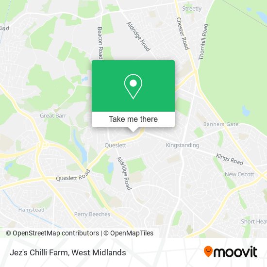 Jez's Chilli Farm map