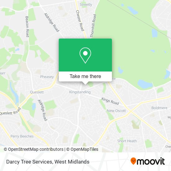 Darcy Tree Services map