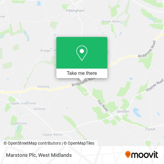 Marstons Plc map