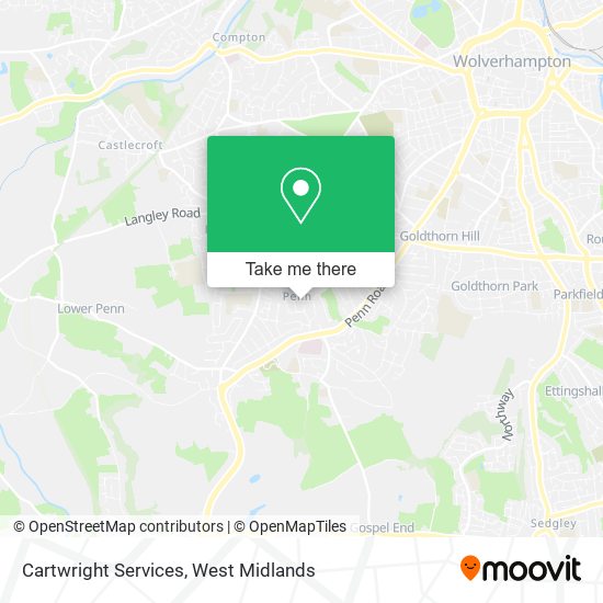 Cartwright Services map