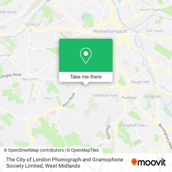 The City of London Phonograph and Gramophone Society Limited map