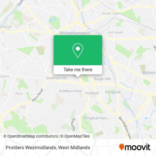 Protilers Westmidlands map