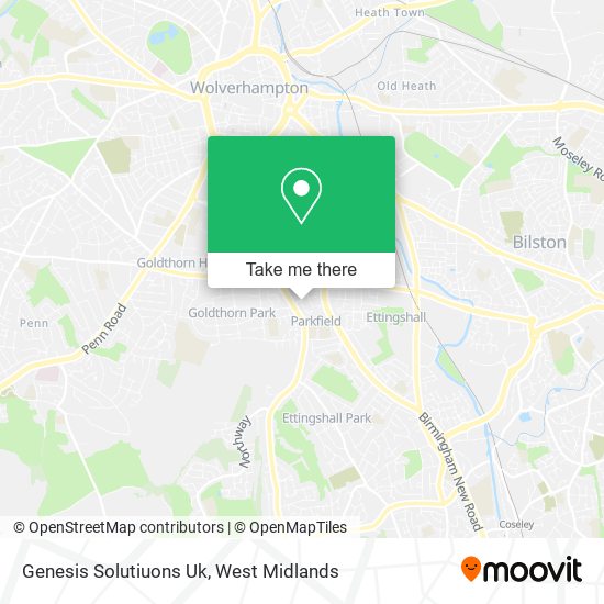 Genesis Solutiuons Uk map