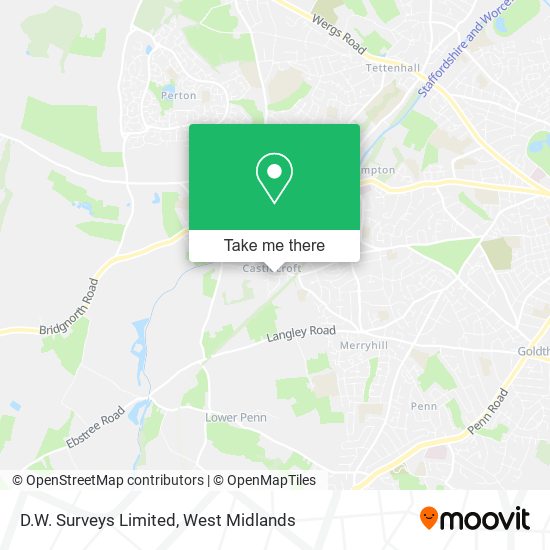 D.W. Surveys Limited map