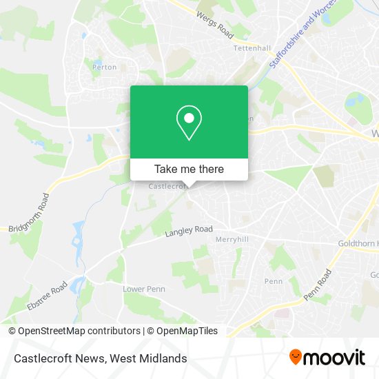 Castlecroft News map