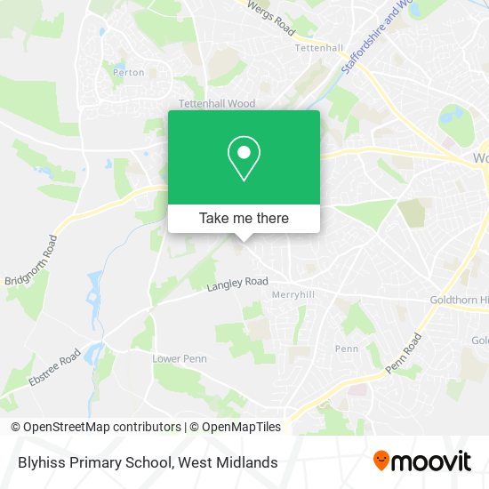 Blyhiss Primary School map