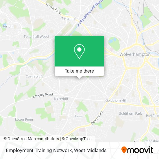 Employment Training Network map