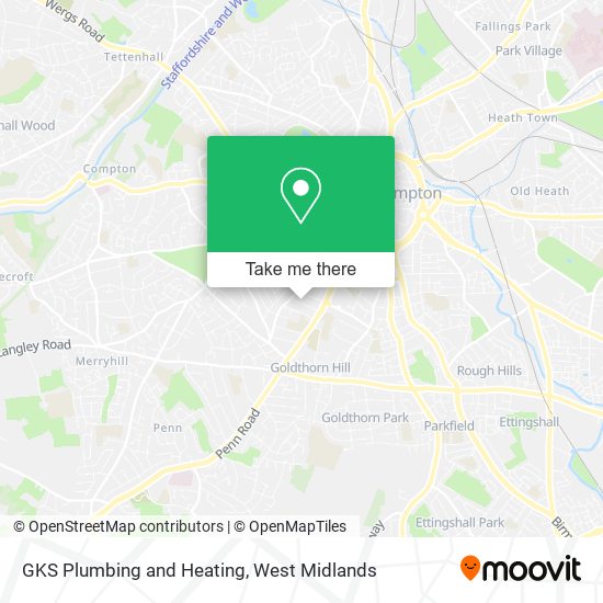 GKS Plumbing and Heating map