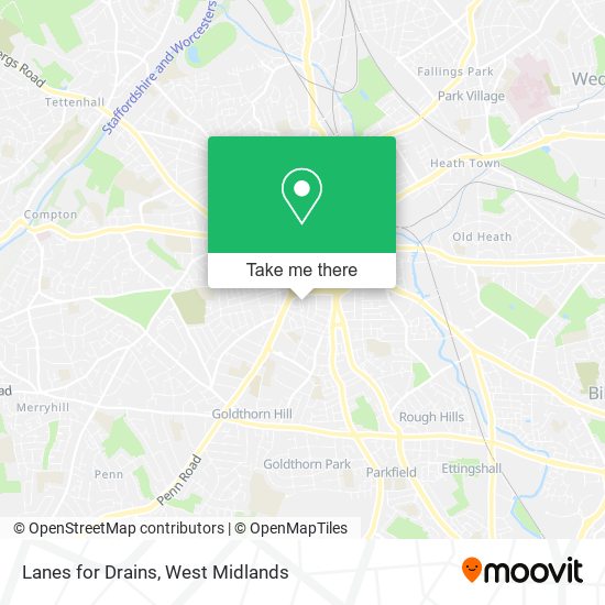 Lanes for Drains map