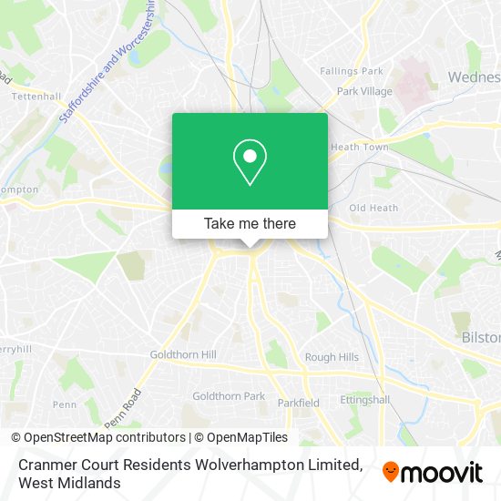Cranmer Court Residents Wolverhampton Limited map