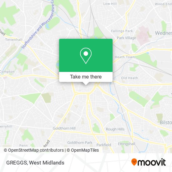 GREGGS map