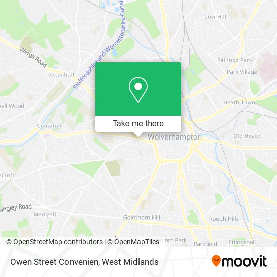 Owen Street Convenien map