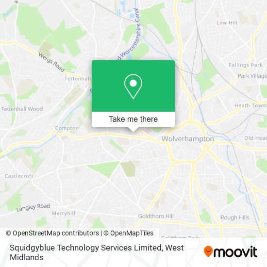 Squidgyblue Technology Services Limited map