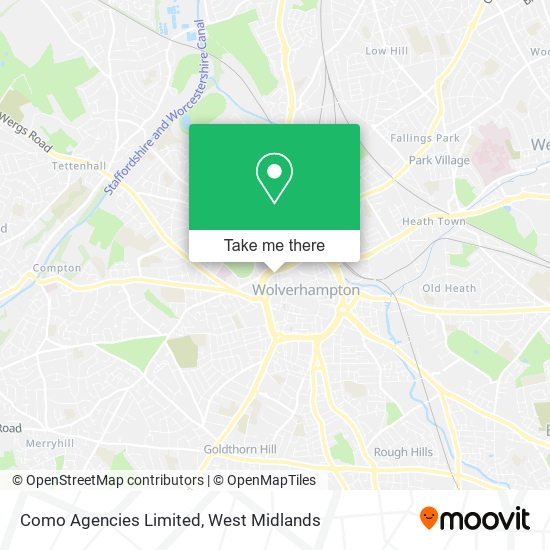 Como Agencies Limited map
