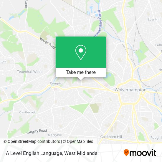 A Level English Language map