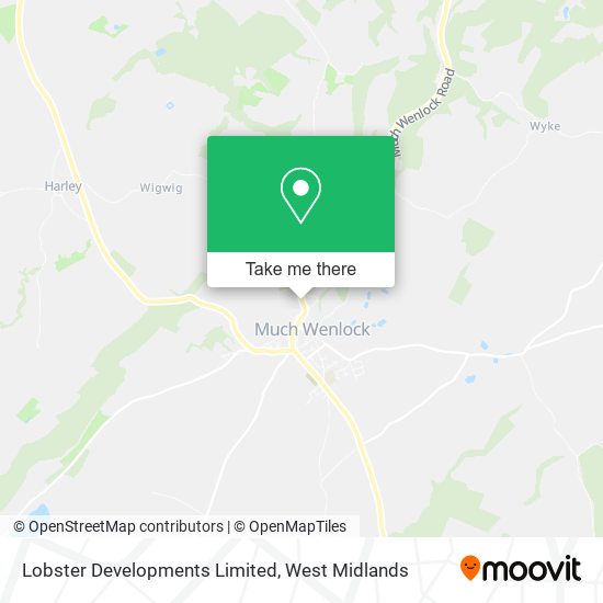 Lobster Developments Limited map