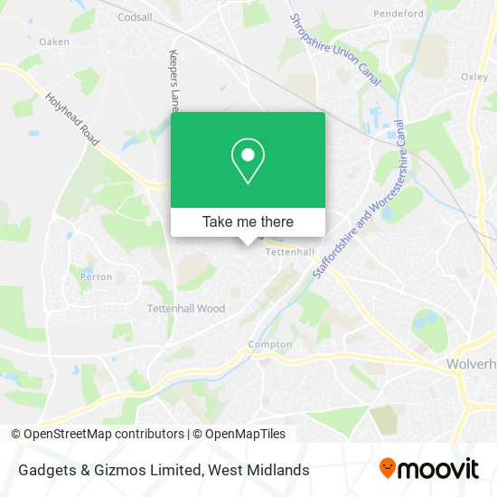 Gadgets & Gizmos Limited map