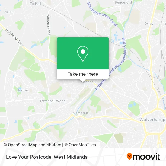 Love Your Postcode map