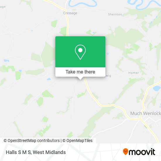 Halls S M S map