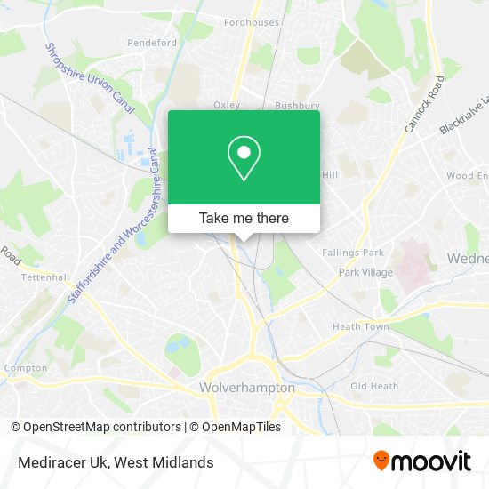 Mediracer Uk map