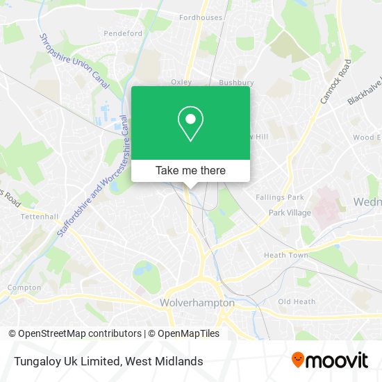 Tungaloy Uk Limited map