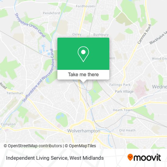 Independent Living Service map