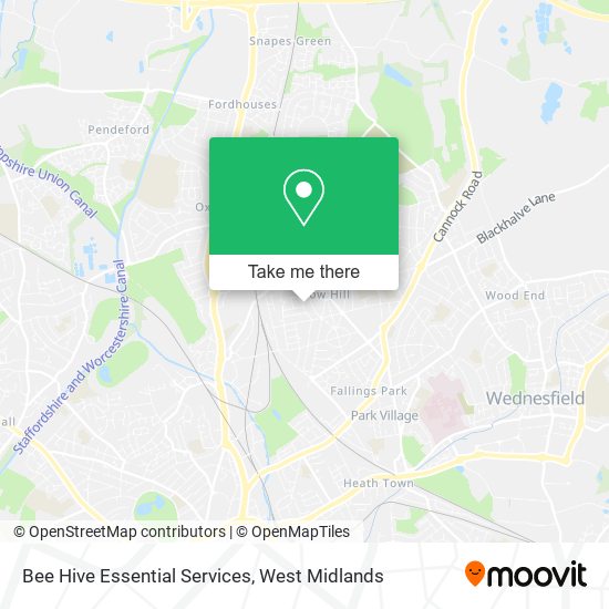 Bee Hive Essential Services map