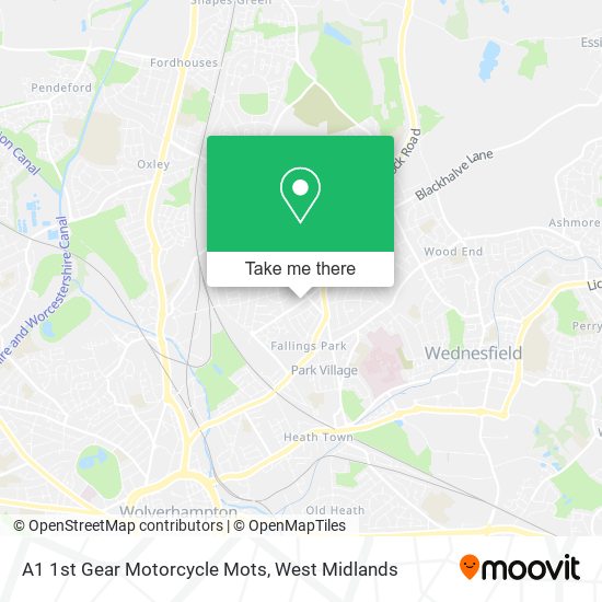A1 1st Gear Motorcycle Mots map