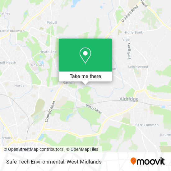 Safe-Tech Environmental map