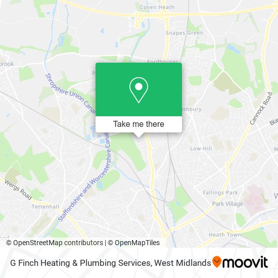 G Finch Heating & Plumbing Services map