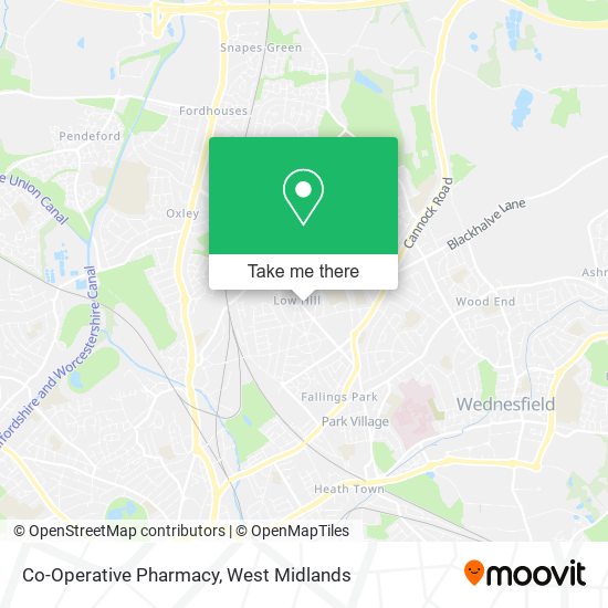 Co-Operative Pharmacy map