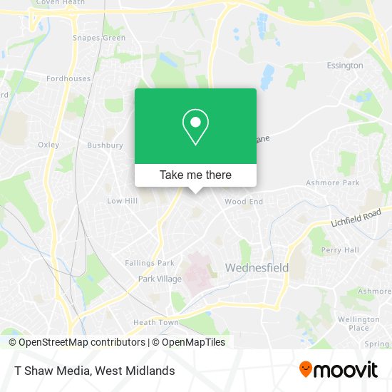 T Shaw Media map