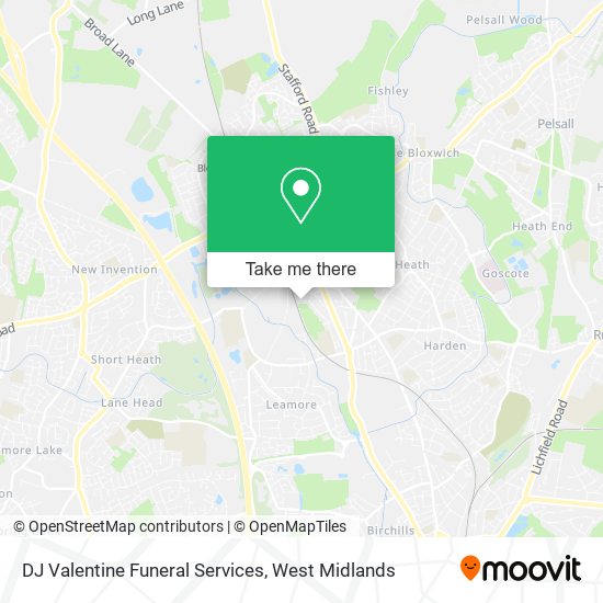 DJ Valentine Funeral Services map