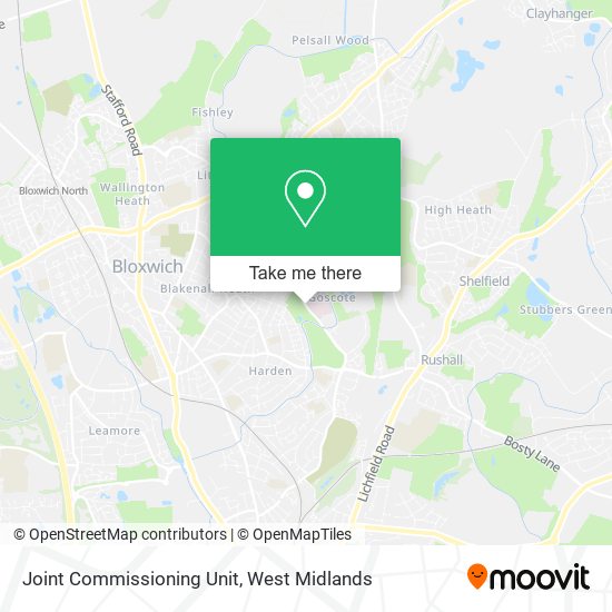 Joint Commissioning Unit map