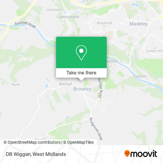 DB Wiggan map