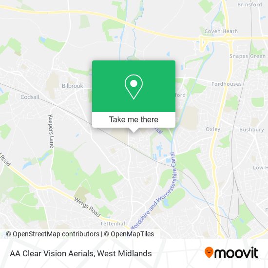 AA Clear Vision Aerials map