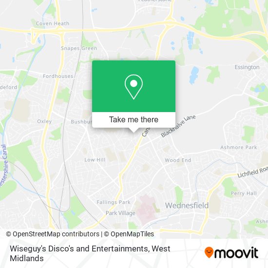 Wiseguy's Disco's and Entertainments map