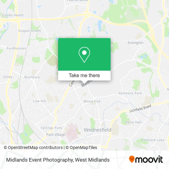 Midlands Event Photography map