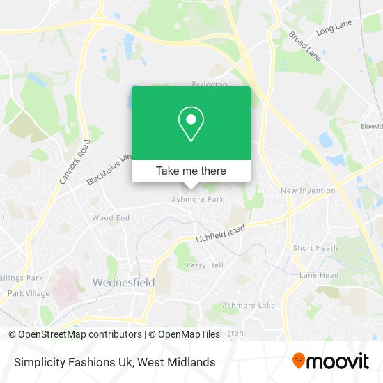 Simplicity Fashions Uk map